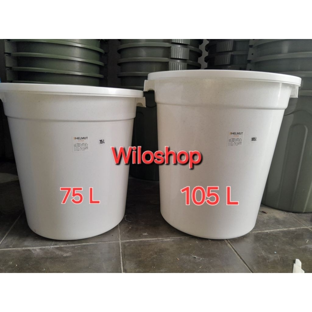 Ember 75 liter ember keramik ember hyper ember tutup ember mandi ember plastik bak mandi/ember besar