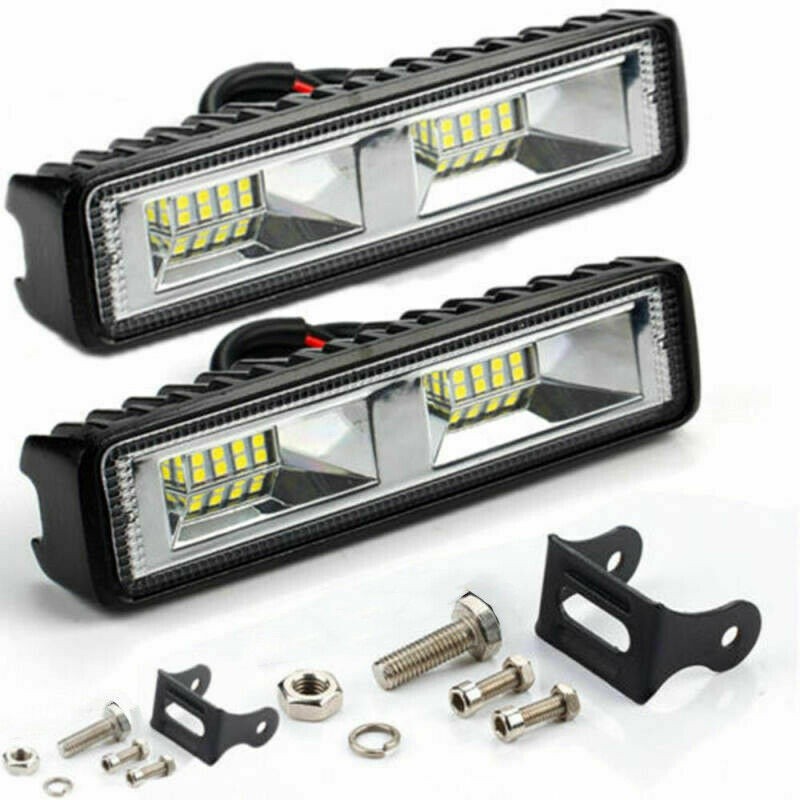 COD 1PC Lampu Tembak Sorot 12 mata 50 watt 6000k 12-24v anti panas lampu sorot foglamp motor mobil t