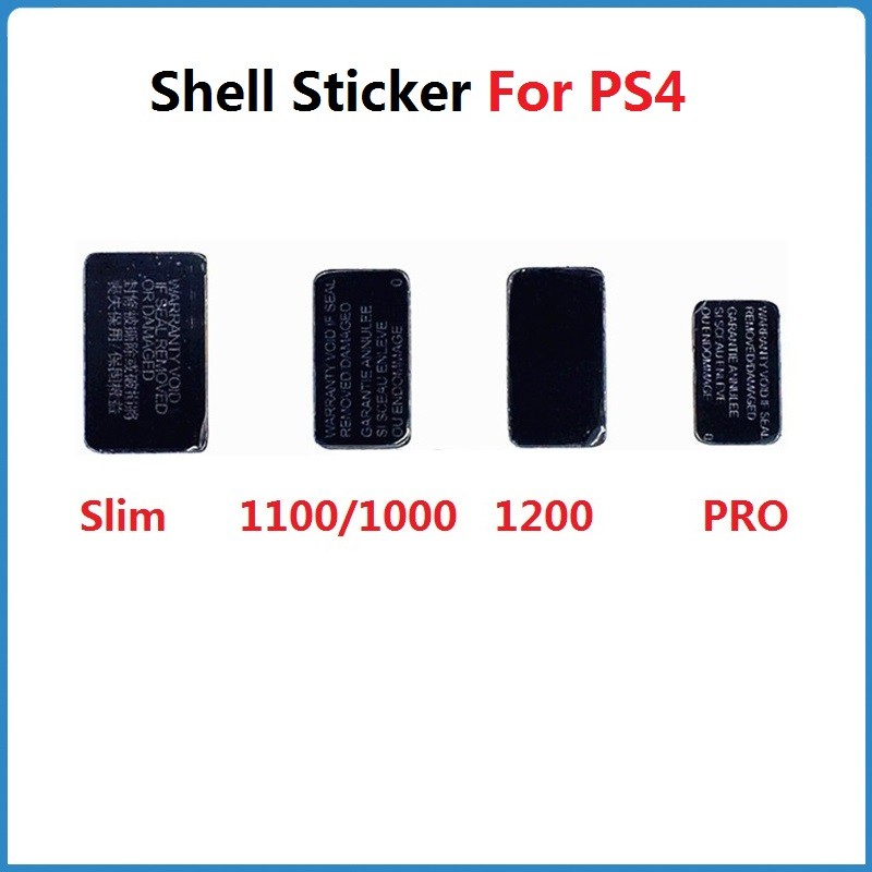 Stiker Label Cangkang Untuk Konsol PS4 Pro Slim 1000 1100 1200 Segel Cangkang Label Anti-Rusak Stike
