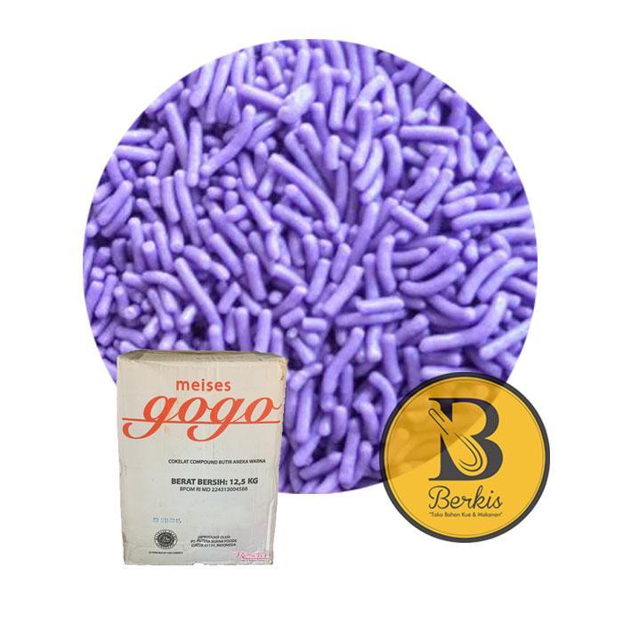 Meses Gogo Ungu 500 Gr Repack ; Meises Mesyes Warna