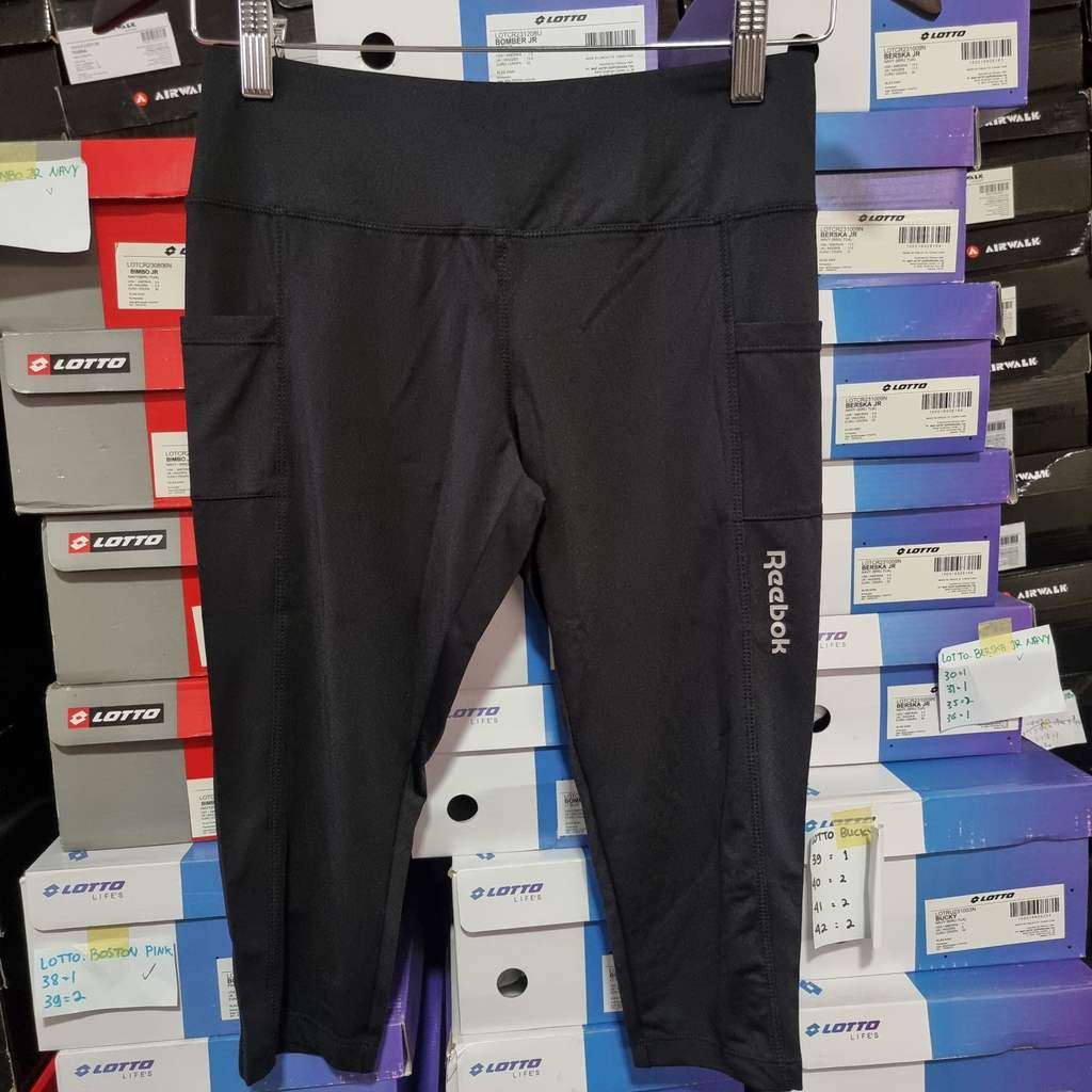 ORIGINAL SALE 70% CELANA REEBOK LEGGING SPORT 2P5WL4BC BLACK WOMEN