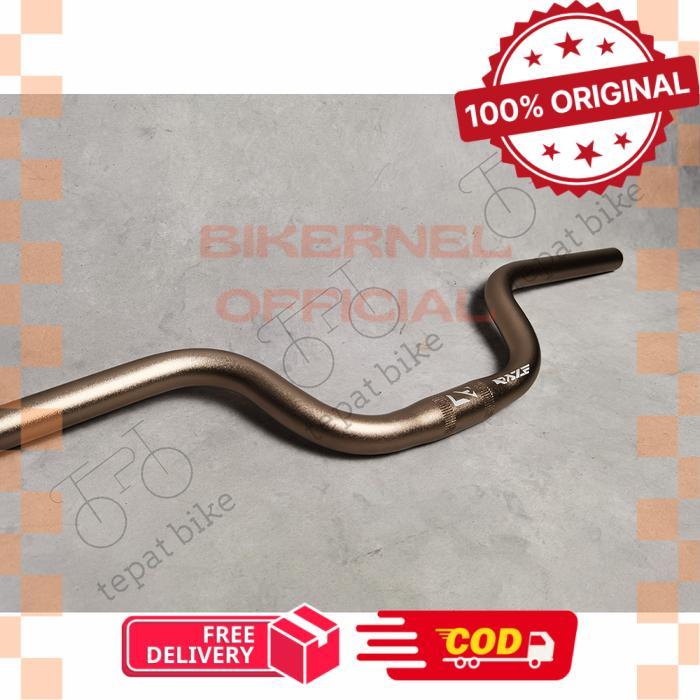 Stang Handlebar Sepeda Lipat Alloy RAZE & MXL Lengkung - BROWN, Raze