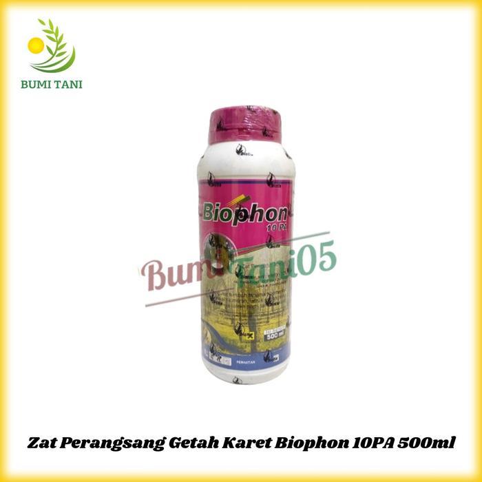 Zat Pengatur Tumbuh Biophon 10PA 500ml Zpt Perangsang Getah Karet Pelancar Penambah Getah