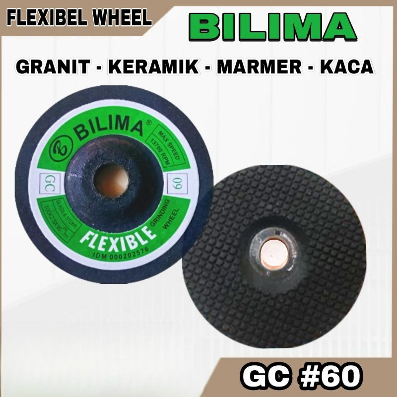 BILIMA GC 60 batu gerinda mata gurinda flexible mata gerinda poles granit poles kaca poles marmer po