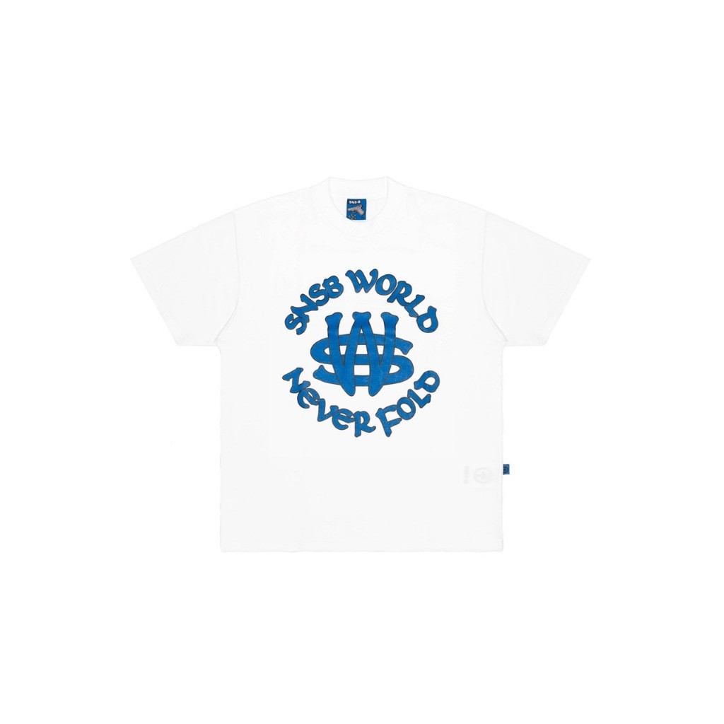 Kaos SNSB WORLD | FOLD WHITE | T-SHIRT | SORRYNOTSORRY.B | SNSB kaos pria baju kaos pria distro orig