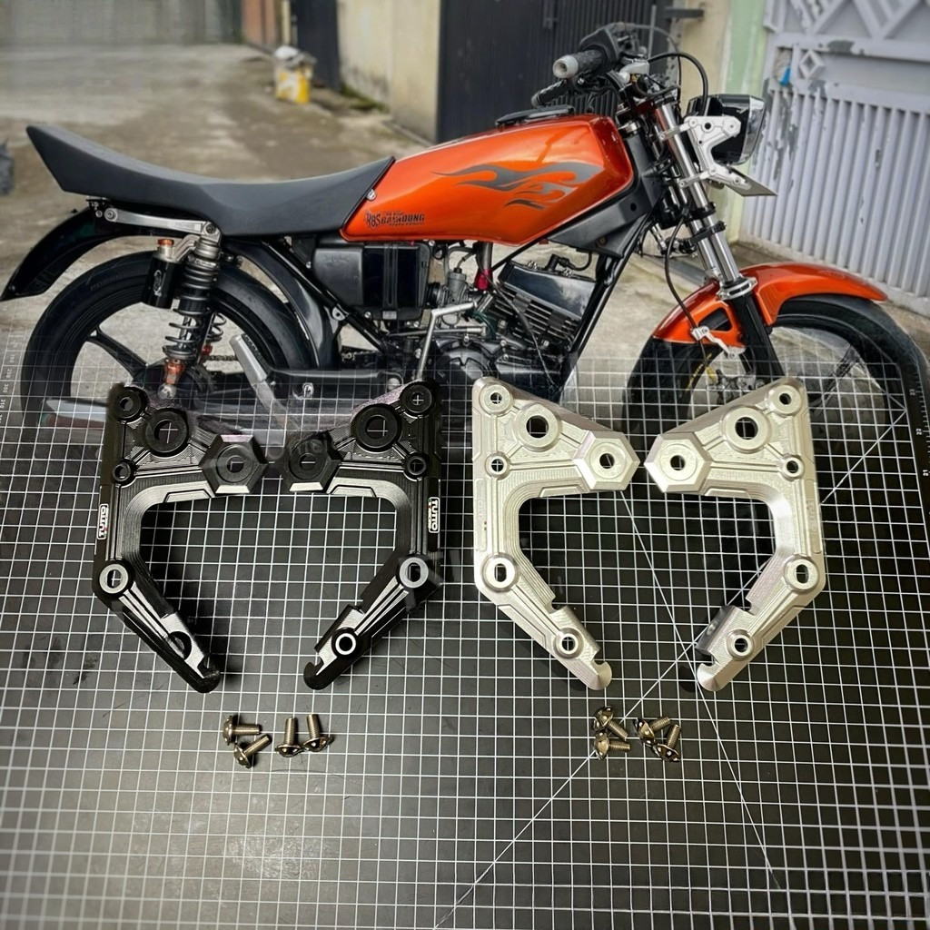 Bracket Lampu CNC Rx King / Dudukan Lampu Tk Pro Rx King / Kupingan Lampu Tutto Rx King