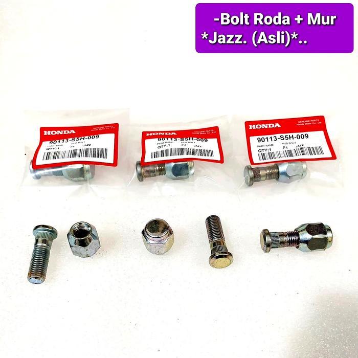 Bolt Roda dengan Mur Asli Honda Jazz/Mobilio/CRV/Semua Mobil Honda
