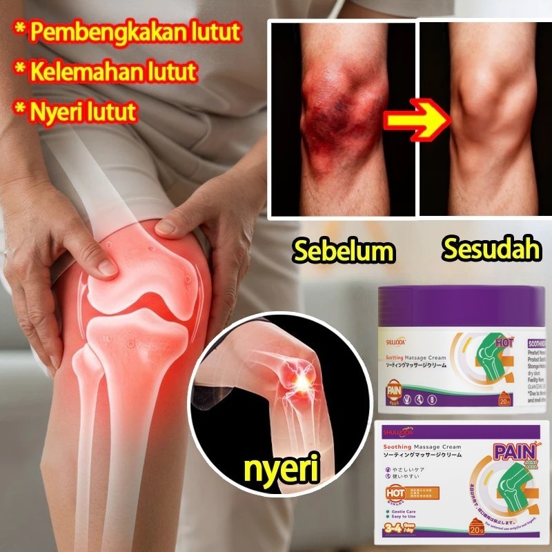 20g lutut terapi nyeri sendi buat lutut soothing care gel lutut nyeri obat asam urat obat sakit ping