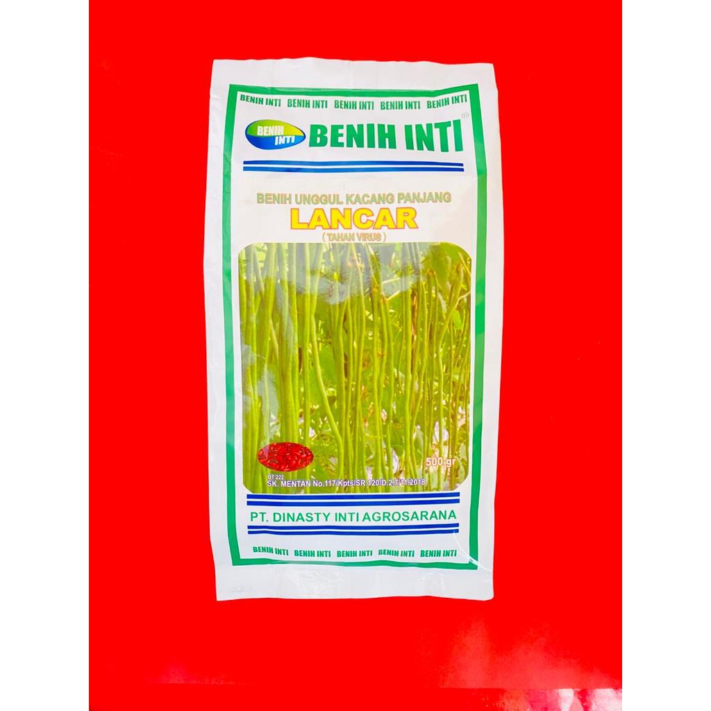 Benih unggul kacang panjang LANCAR isi 500gr tahan serangan virus dari BENIH INTI