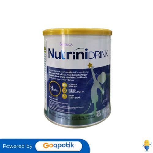 Nutrinidrink Rasa Vanila 1-12 Tahun 400 Gram Kaleng