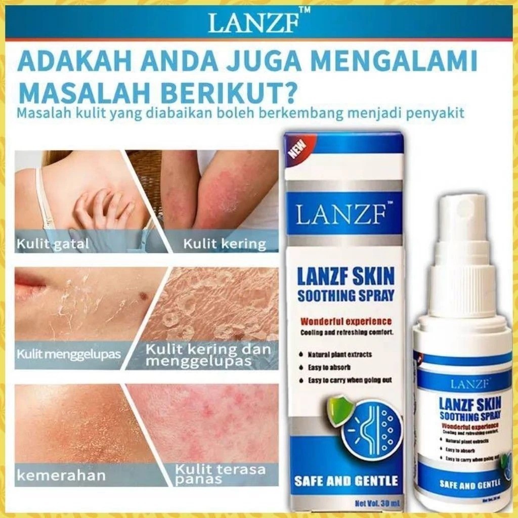 Skin Soothing Spray LANZF Menenangkan dan Melembapkan Kulit