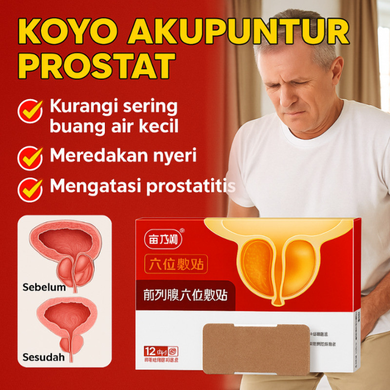 100% HERBAL ALAMI - ORI/ Patch Prostat Premium / Obat Prostat Herbal Paling Ampuh / Patch Akupunktur