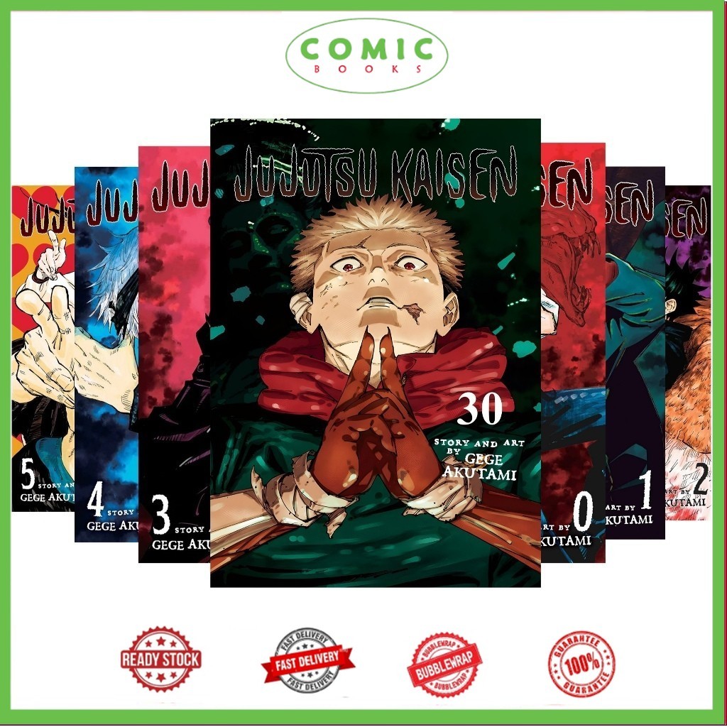 Manga Jujutsu Kaisen, Vol 0-30  (English)