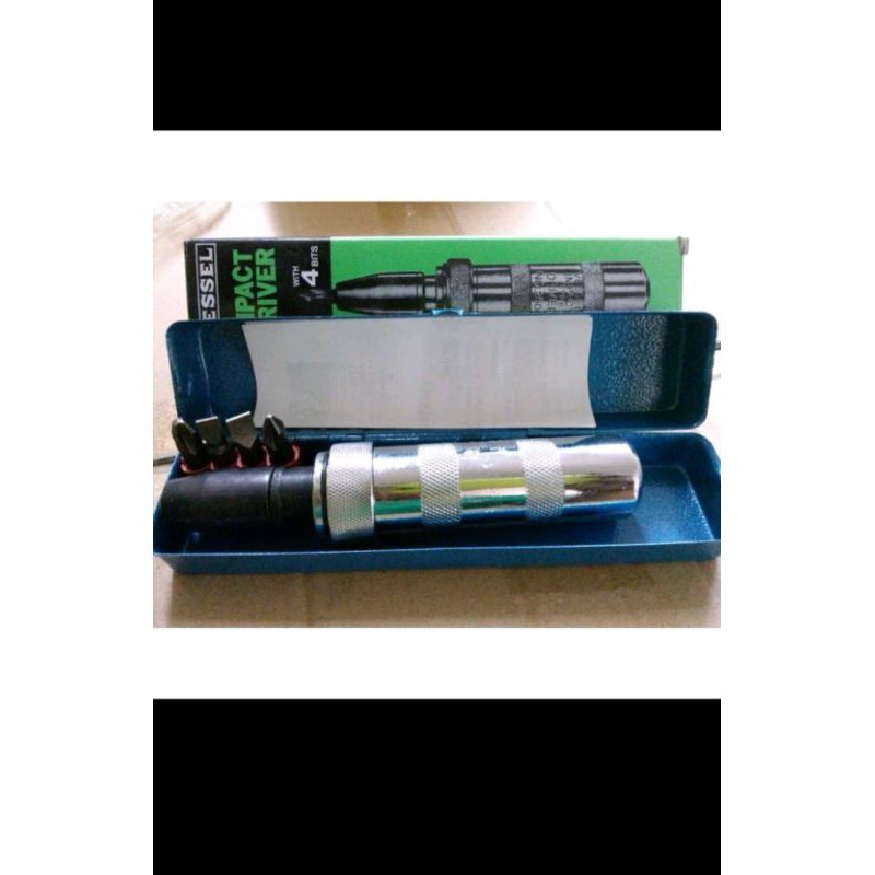 obeng ketok 5 pcs vessel box besi obeng gedor mata obeng ketok mata obeng gedor