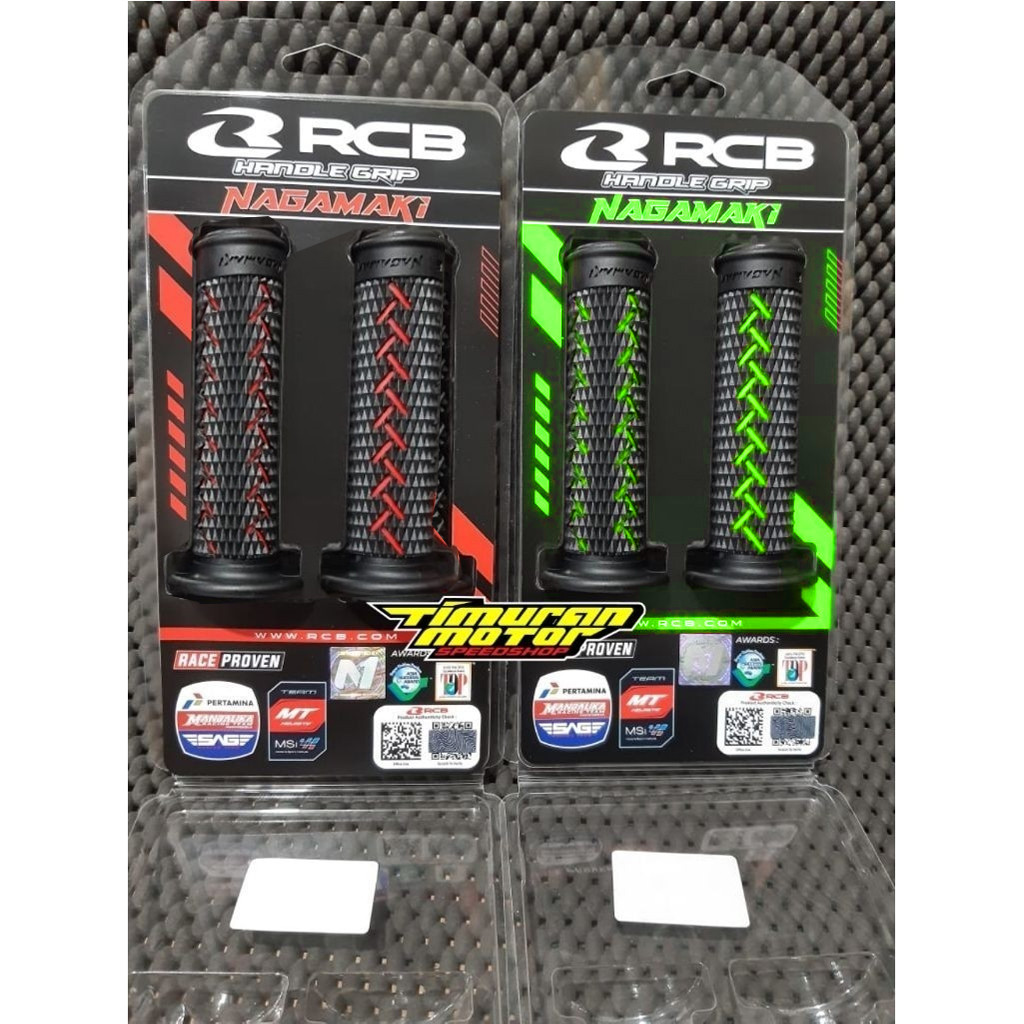 RCB Handgrip RCB HAND GRIP RCB NAGAMAKI HANDGRIP GRIP RCB RACING BOY HITAM UNIVERSAL NMAX AEROX XMAX