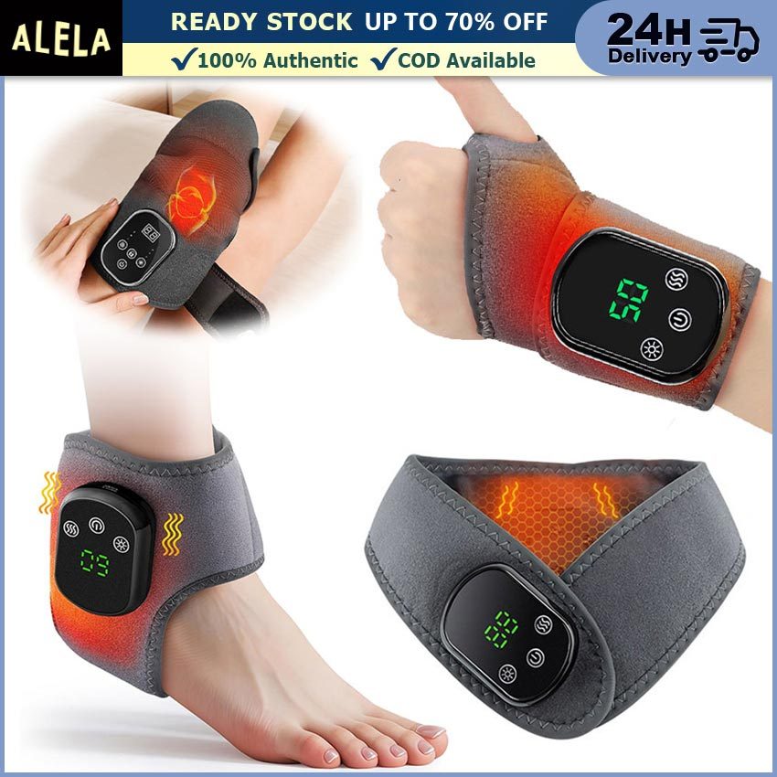 Heating Therapy Wrist Brace Sabuk Alat Pijat Terapi Lutut Bantalan Pelindung Lutut Pemanas Listrik L
