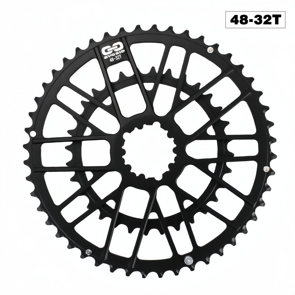 EVOSID Road Bicycle Chainring 46-30T 48-32T Folding Bike Chain Wheel 8/9/10/11/12 Speed Gravel Chain