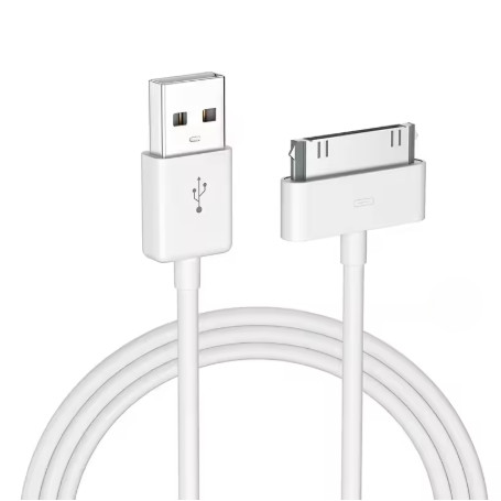 Kabel Data Charger USB 30 Pin Jadul Lawas Model Lama iPhone iPad iPod 1M Sync Transfer Data Charging