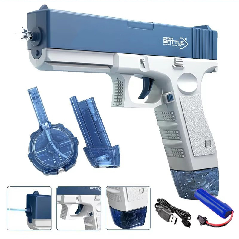 Electric Water Gun Toy Portable Automatic  Electric Burst Water Gun Kids Outdoor Water Toys