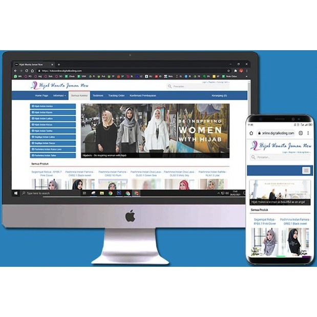 Aplikasi Toko online dengan resi otomatis