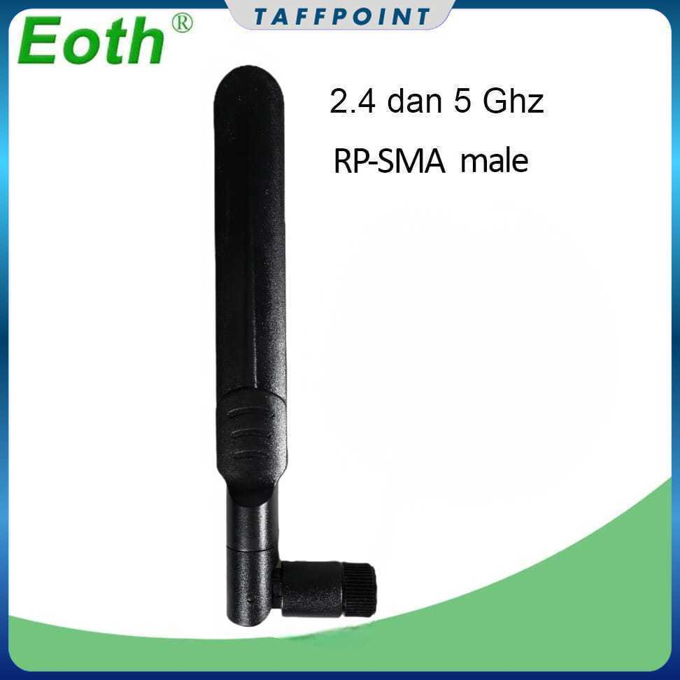 EOTH Antena Router WiFi Amplifier Dual Band 2.4 dan 5GHz RP-SMA Male