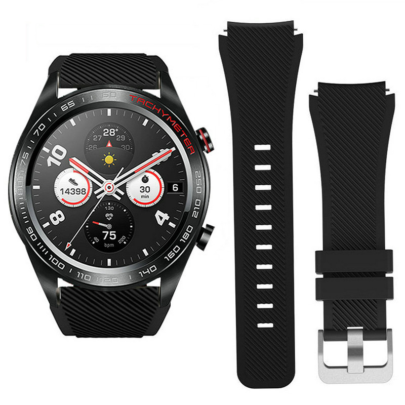 Silicone Wat Strap For Honor TLS-B19 MNS/KAN/MUS-B19/B39s Smartwat GS Pro GS3 Magicwat2 46mm Watband