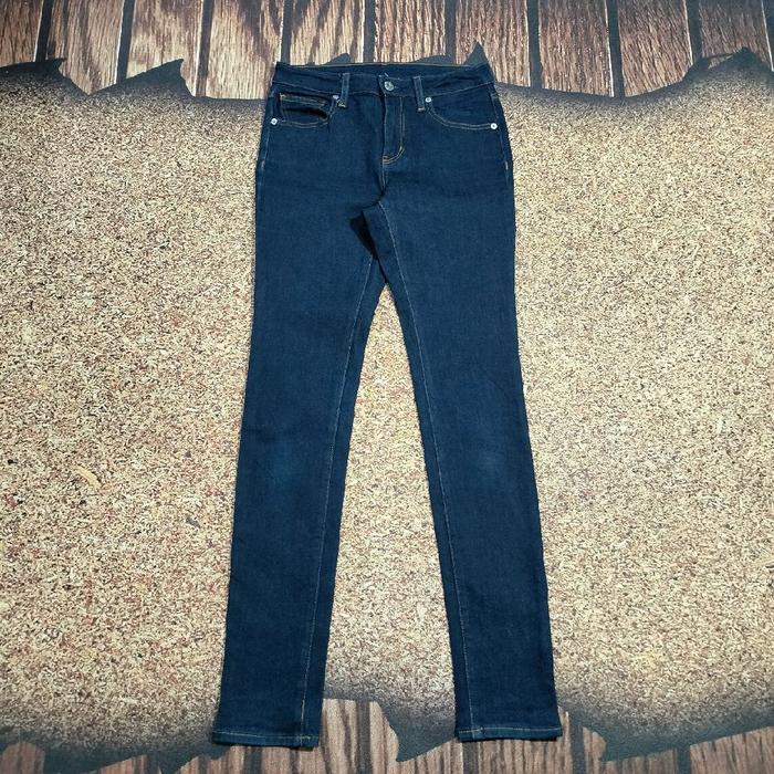 celana jans pria murah GEU GU blu denim pants stretch bahan melar murah bagus size 25-27
