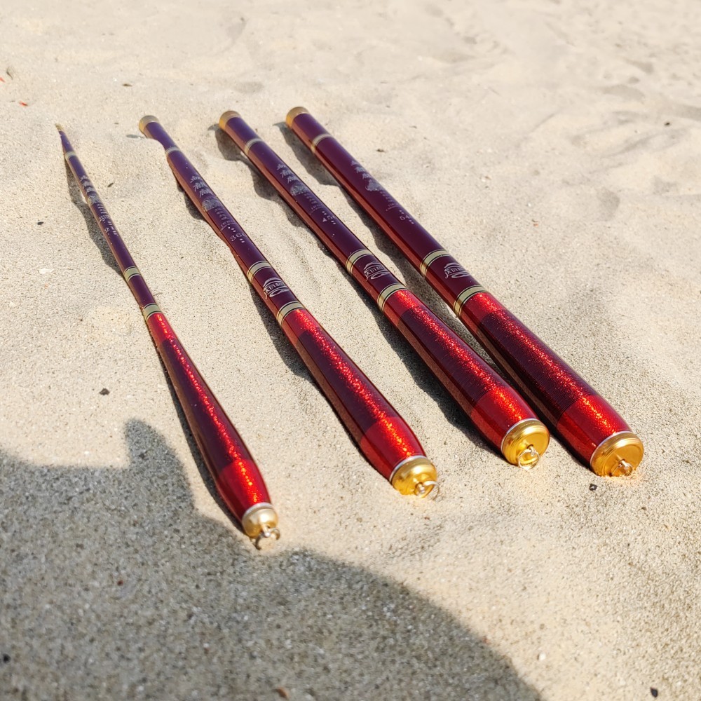 Bingolife Joran Telescopic Karbon Air Tawar Susut Pendek Ukuran Lengkap