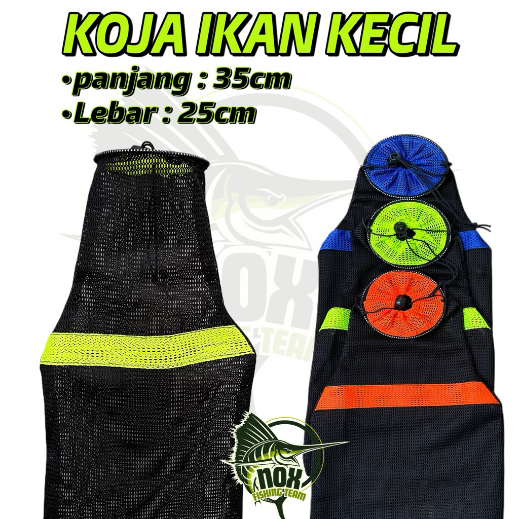 Koja ikan - Wadah ikan kecil - Koja ukuran kecil - Jaring ikan - Keramba ikan
