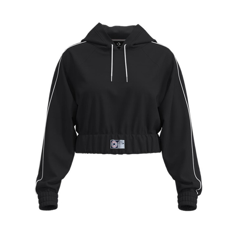 Converse Knock Out Hoodie Women's Jacket - Converse Black
