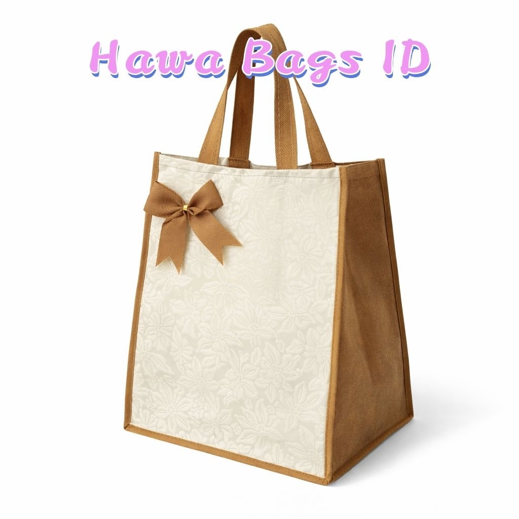 (Isi 12 Pcs) TAS HAJATAN MEWAH PITA EMBOS UKURAN 22*22 / Tas Hajatan Mewah Embos