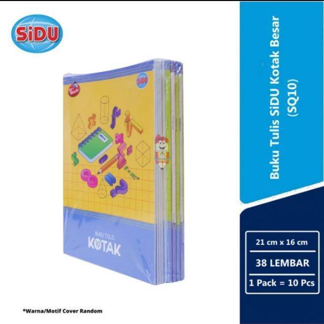(Satuan) Buku Tulis Kotak Besar Kiky SIDU / Buku Tulis Mandarin / Buku Tulis Petak Besar / Buku Bela