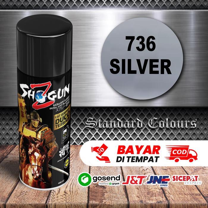 Cat Semprot Pilok Pilox Pylok SHOGUN Z 400 CC SILVER 736