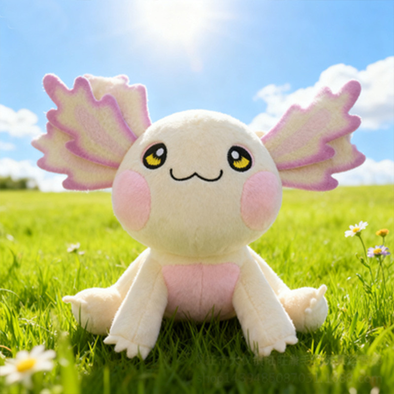 25cm Kawaii Axolotl Plush Toys Cartoon Axolotl Stuffed Animal Plush Doll Child Companionship For Chi