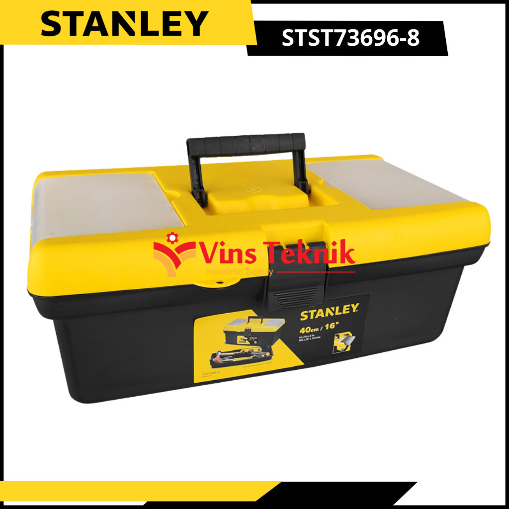 STANLEY STST73696-8 Toolbox Tool Box Slide-In Organizer Box Alat 16 Inch