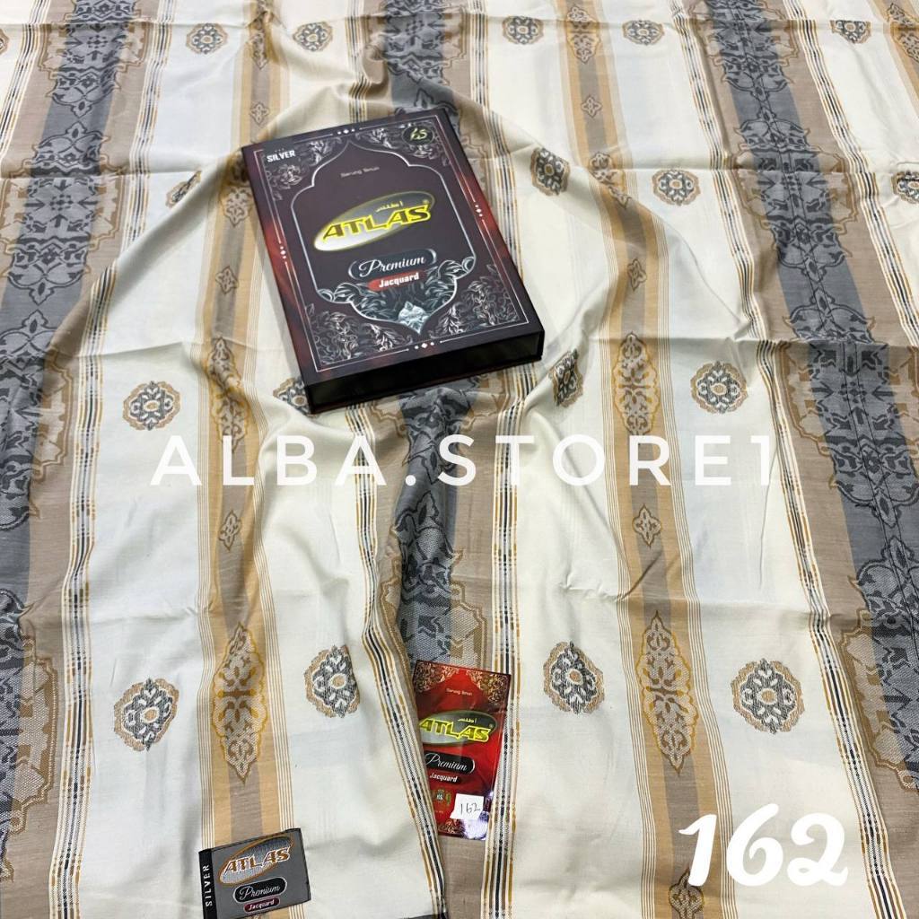 NEW PRODUCT [BARU] SARUNG ATLAS PREMIUM JACQUARD SONGKET SUPER ATLAS PREMIUM SUPER SONGKET SILVER
