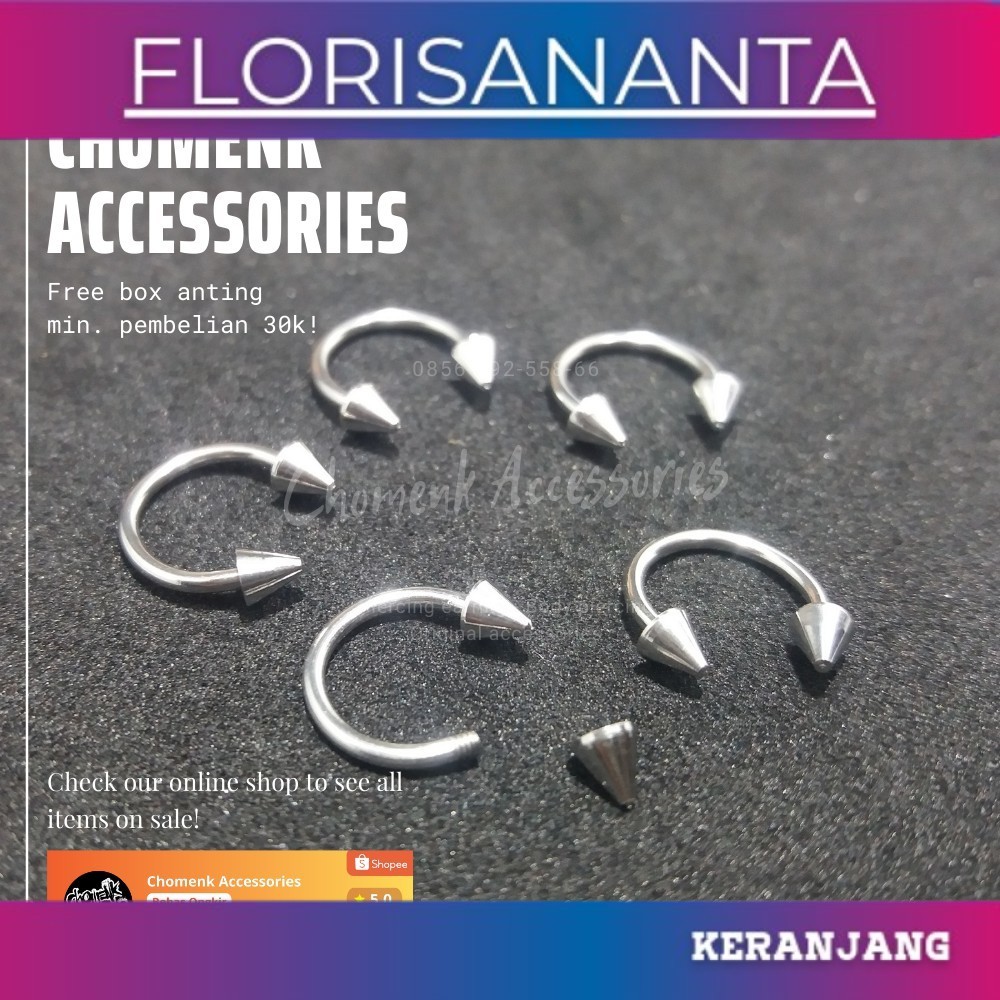 terlaris murah anting pria anting tindik anting titanium runcing anting tindik barbel anting titaniu