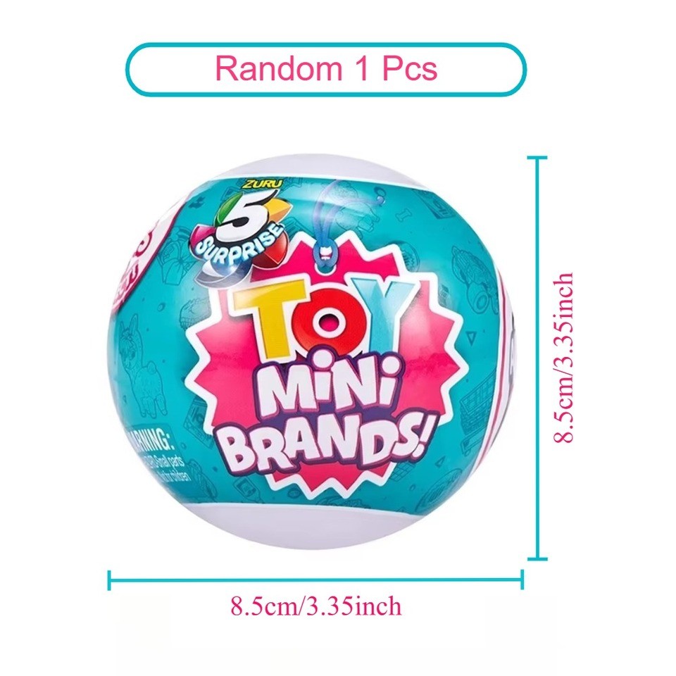 Zuru Mini Brands Toys 5 Surprise Mini Brands Toy Original Supermarket Miniature Toy Miniature Toys M