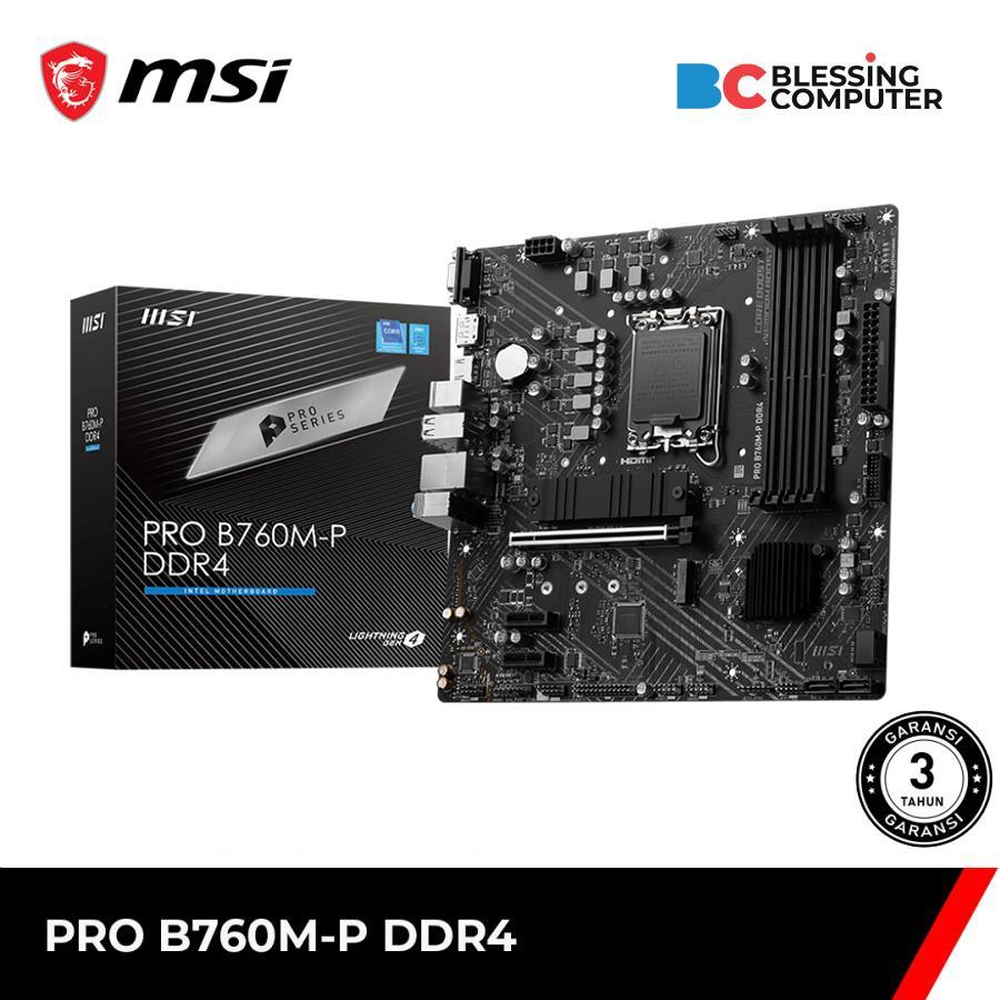 Motherboard MSI PRO B760M-P DDR4 / MSI B760MP / MSI B760M A