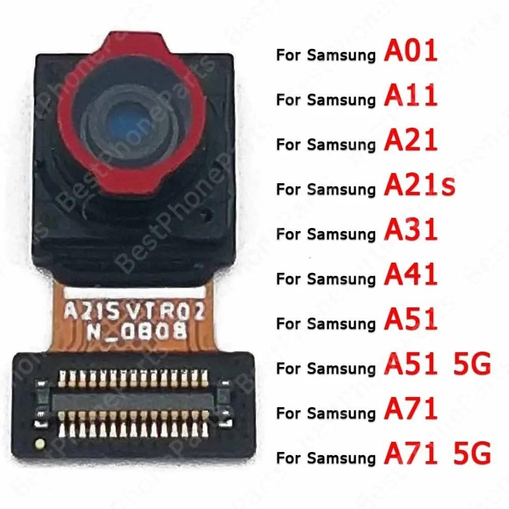 Selfie Camera For Samsung Galaxy A21 A21s A31 A41 A51 A71 5G  A01 A11 Front Camera Module Frontal Fa