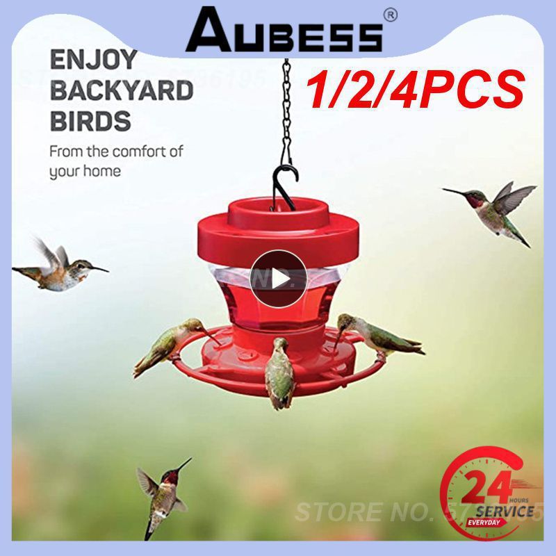 Bird Water Feeder Plastics Bottle Hanging Hummingbird Feeder Garden Outdoor Pet Hummingbird Water Dr