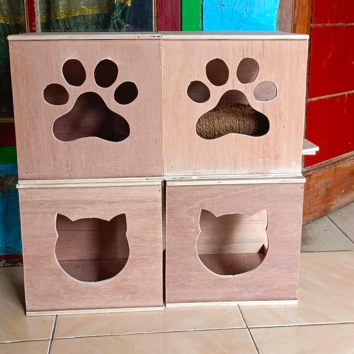 BOX KUCING KAYU BERKUALITAS