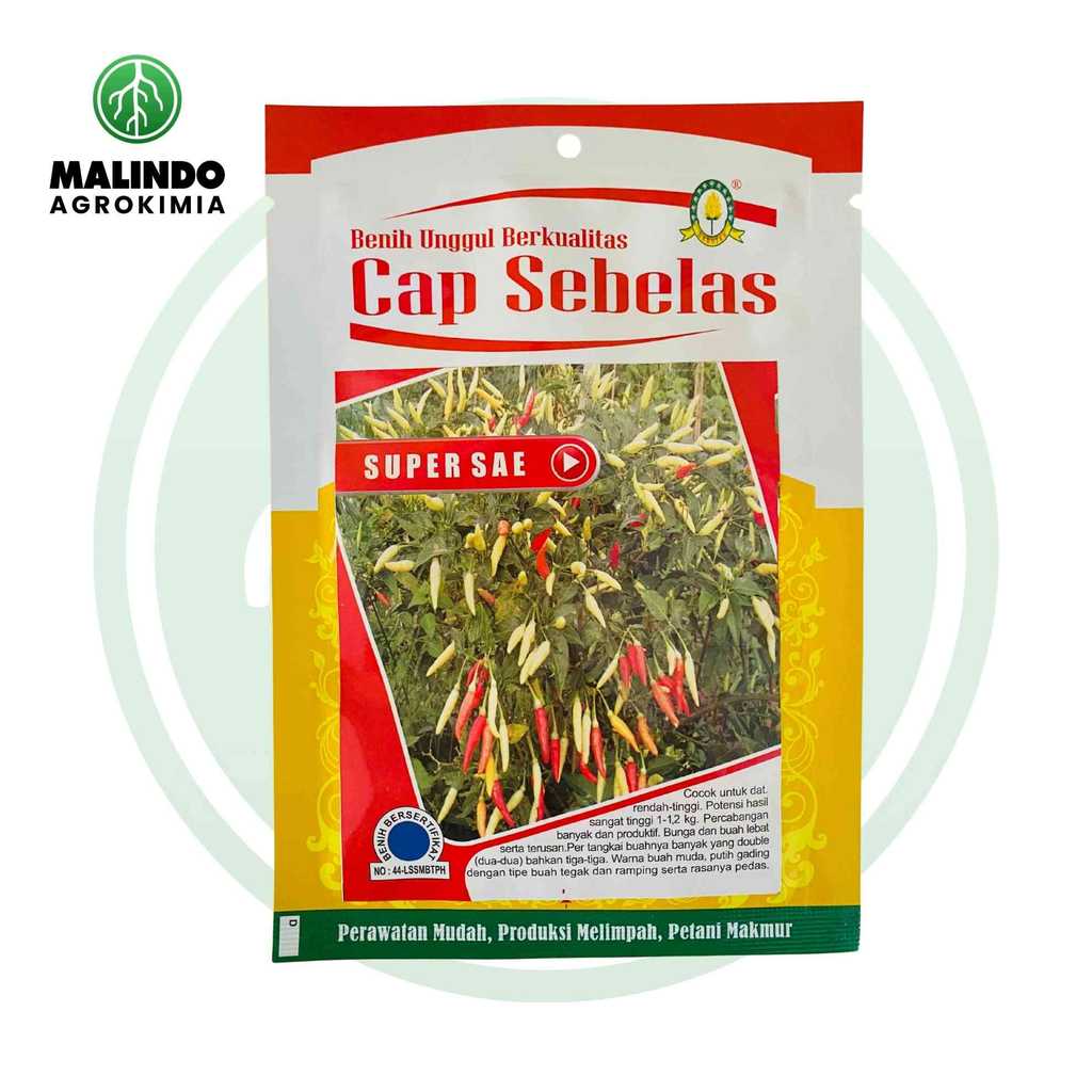 Benih Cabai Rawit SUPER SAE 10gram dari Cap Sebelas