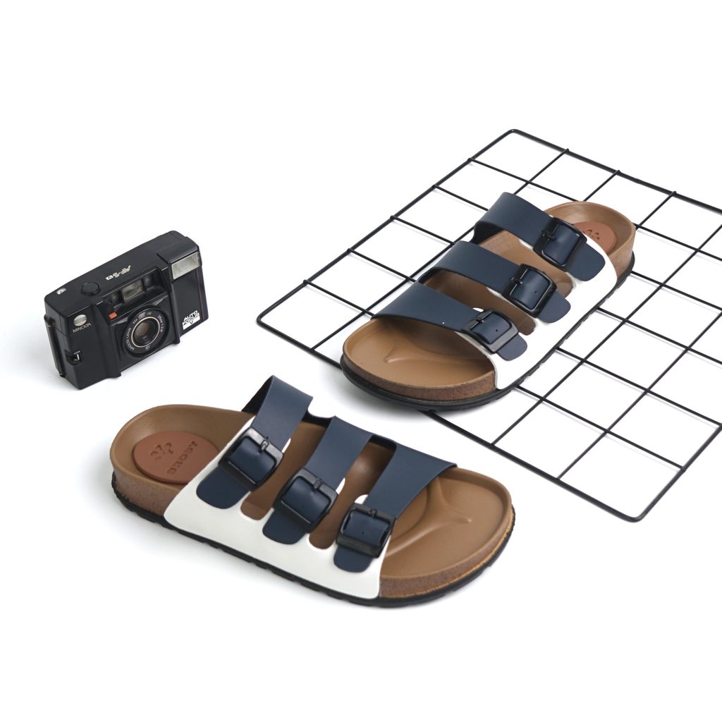 SARASARA YUK - BRODY CHARLIE Sandal Pria Slop Casual Model Puyuh Birken ALL COLOR Sendal Laki laki S