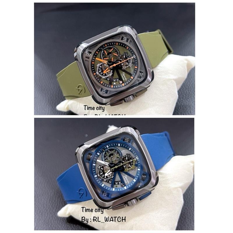 Jam Pria Alexandre Christie AC6577 Karet