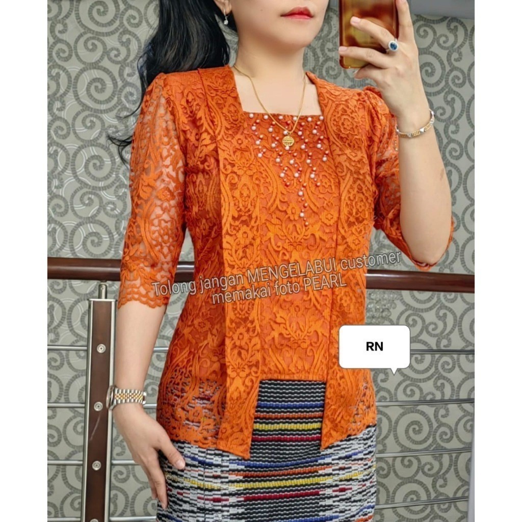 FN Baju Kebaya Kartini Basic Bunga-Renda L-XXL