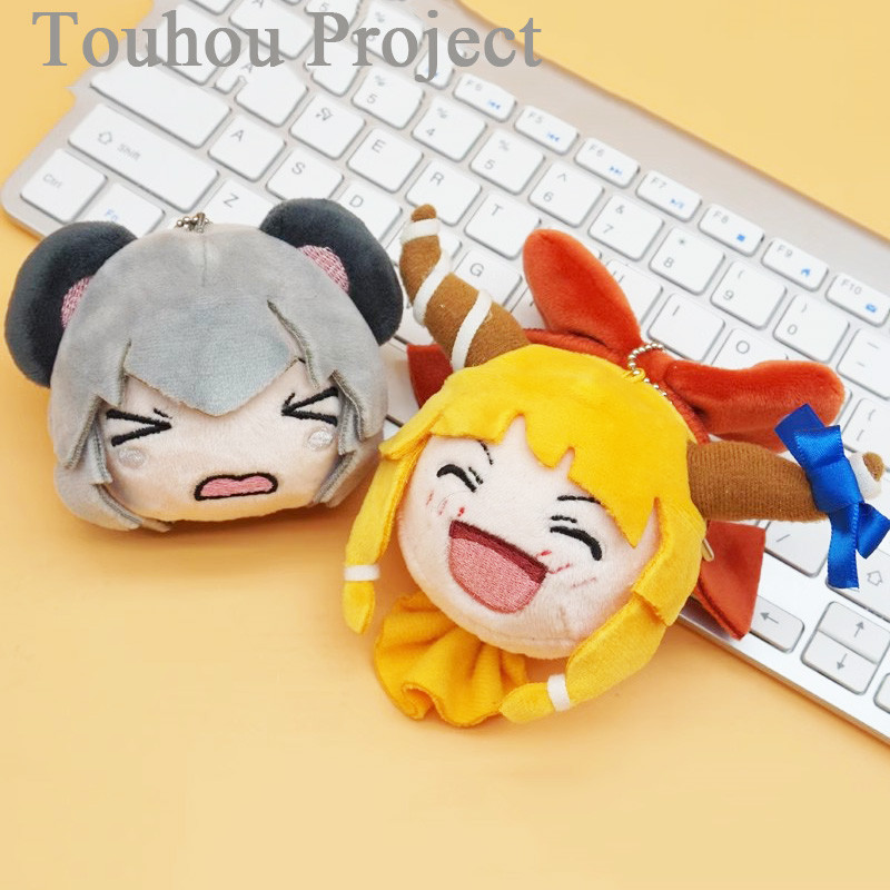 Touhou Project Fumo Plush Pent Toy Ibuki Suika Nazrin Cirno Sekibanki Stuffed Doll Cartoon Soft Head