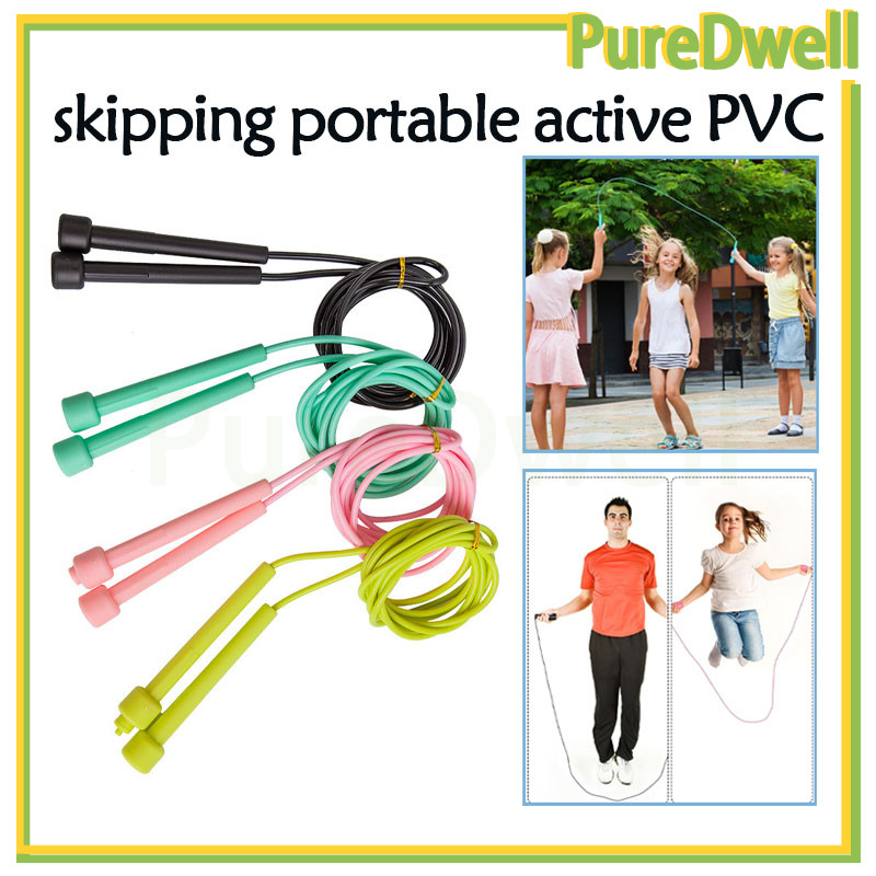 lompat tali 280cm speed rope/jump rope speed active sport /skipping portable active pvc