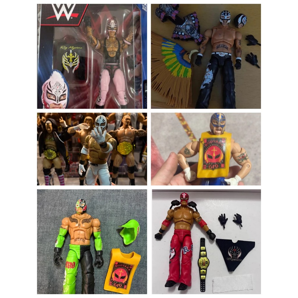 6in wrestling wrestler figure doll  SHAANGO RHEA RIPLEY ULTIMATE WARRIOR JEY USO JIMMY 619 Rey DOMIN