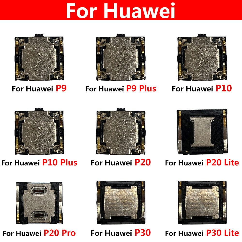 2Pcs/Lot,  Front Top Earpiece Earphone Ear Speaker Sound Receiver For Huawei P9 P10 P20 P30 Lite P40